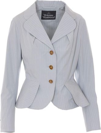 Vivienne Westwood Grey Classic Button Long Sleeve Jacket