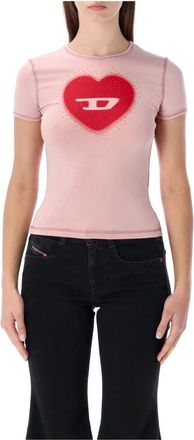 Diesel Mujer, Camisetas, Rosa, Talla: M