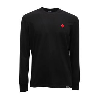 Dsquared2 Long Sleeve Tops, male, Black, Size: S P7024 Maglia Underwear Long Sleeve