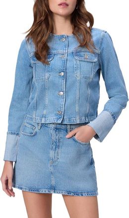 Paige Dean Collarelss Jean Jacket in Del Amo at Nordstrom, Size Xx-Small