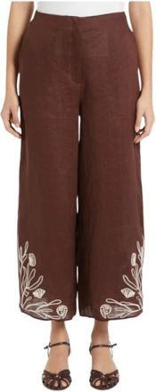 Marella Mujer, Pantalones, Marr&oacute;n, Talla: M