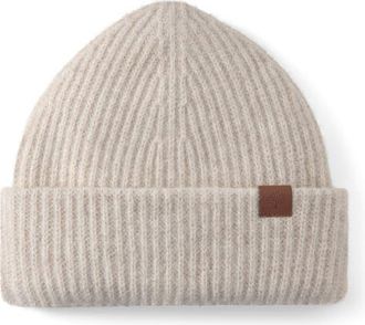 Mulberry Chunky Ribbed Beanie in Oat at Nordstrom