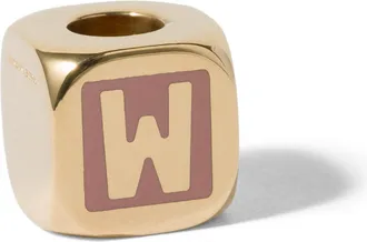 Miu Miu Enameled Metal Dice Charm, Woman, Orchid Pink