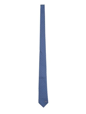 Gucci Gg Silk Jacquard Tie-Donna