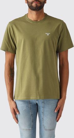 Barbour T-shirt in cotone con logo