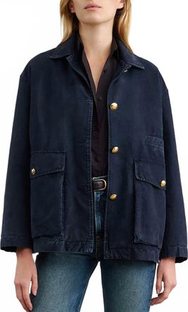 Nili Lotan Devin Parka Jacket In Midnight