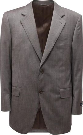 Canali Abito Suit Drop 4 - Heren - Blazers - Grijs - XL - Leer - Jassen