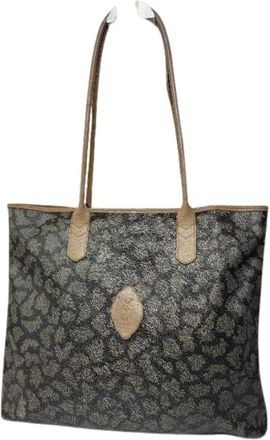 Saint Laurent Pre-owned Leren Schoudertas - Dames - Vintage Shopper - Grijs - ONE Size - Leer - Vintage