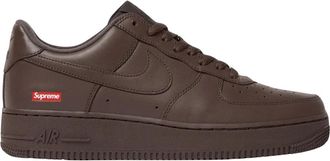 Nike Limited Edition Supreme Baroque Bruine Sneakers - Heren - Skateschoenen - Bruin - 45 1/2 EU - Leer - Fitness