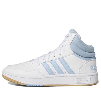 adidas (WMNS) adidas Hoops 3.0 Mid White Clear Sky Gum IF5321