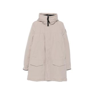 Canada Goose Hooded Logo-patch Coat