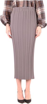 Alysi Rok - Dames - Midirokken - Grijs - 2XS - Rokken