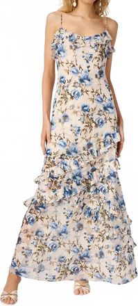 Cami NYC Elouisa Burnout Chiffon Gown In Daydream