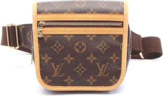 Louis Vuitton Brown Coated Canvas Leather Fanny Pack (Pre-Owned)