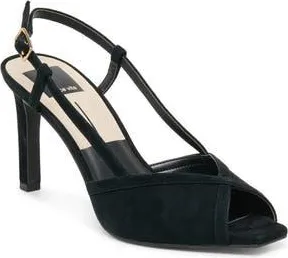 Dolce Vita Sheri Slingback Sandal in Onyx Suede at Nordstrom Rack, Size 6.5