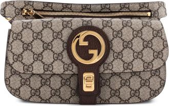 Gucci Blondie Flap Pocket GG Coated Canvas belt bag - Bruin