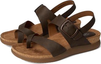 Söfft Hampton Womens Sandals Mocha : 8.5 M, Faux Leather