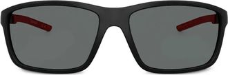 Ferrari square-frame sunglasses - men - Plastic - 65 - Black