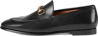 Gucci (WMNS) Gucci Jordaan Leather Loafers Black 404069-BLM00-1000