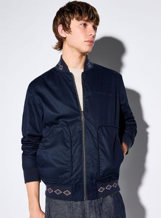 Scotch & Soda Mens Knit trim reversible jacket