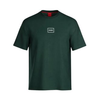 HUGO BOSS Tops, Heren, Groen, M, Katoen, TShirt MC coton