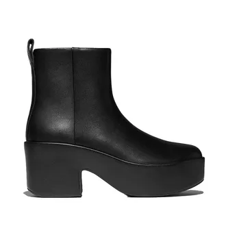 FitFlop Fitflop Womens Platform Zip Up Ankle Boot in All