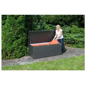 BIOHORT Arcon De Ocio 130 Biohort Metalico Color Gris Oscuro Metalizado