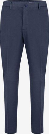 Incotex Hose aus Baumwolle und Lyocell Slim Fit