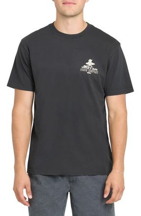 Quiksilver Unkles Ding Repair Cotton T-Shirt in Phantom at Nordstrom, Size Xx-Large