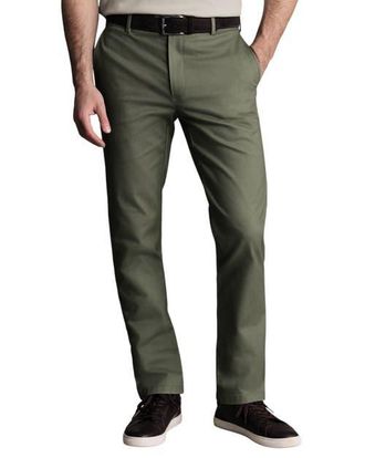CHARLES TYRWHITT Ultimate Non-Iron Chinos in Light Green at Nordstrom, Size 3234