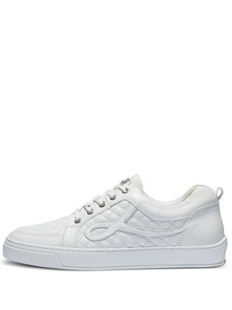 Leandro Lopes Ezio quilted-detail sneakers - White