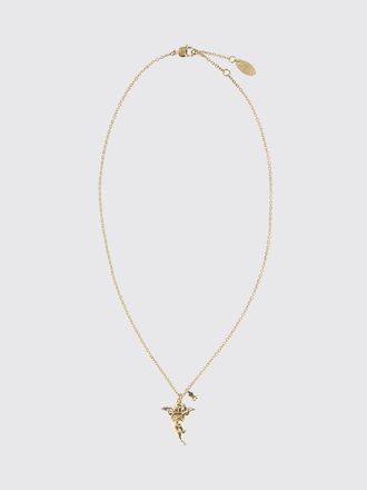 Vivienne Westwood Collana pendente in ottone con logo inciso