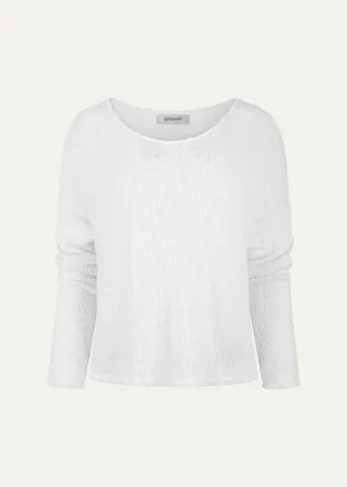SPRWMN Boucle Off-Shoulder Sweater