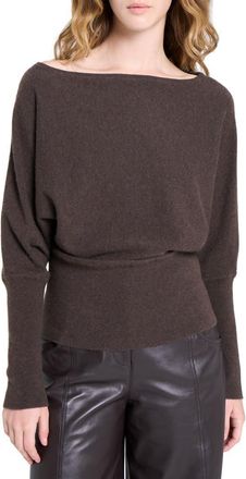 TWP Off the Shoulder Cashmere Sweater in Peat at Nordstrom, Size X-Small