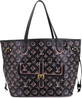 Louis Vuitton Black Pink Monogram Tote Bag (Pre-Owned)