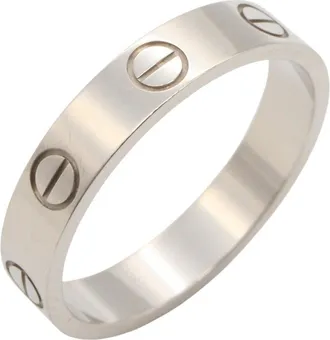 Cartier White Gold White Gold (18K) Band Ring (Pre-Owned)