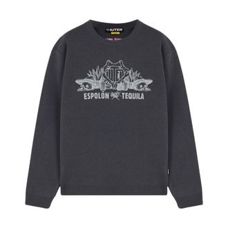 Iuter Iuter, Heren, Truien, Grijs, Maat: S Leer