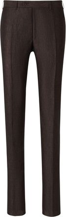 Canali Linnen broek - Bruin