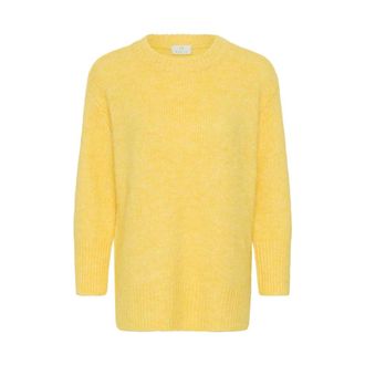 Kaffe Jinie Knit Pullover - Knitwear - Mujer - Amarillo - 2XL