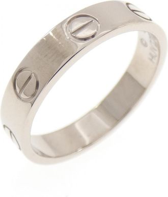Cartier White Gold White Gold (18K) Band Ring (Pre-Owned)