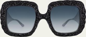 Anna-Karin Karlsson Shades of Shelly Crystal Square Sunglasses