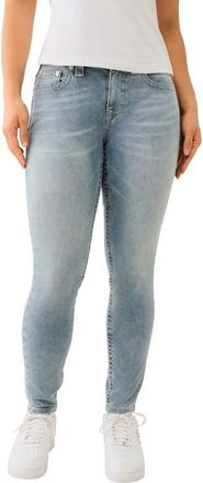 True Religion Jennie Curvy Skinny Jeans in Peak Spot at Nordstrom, Size 29