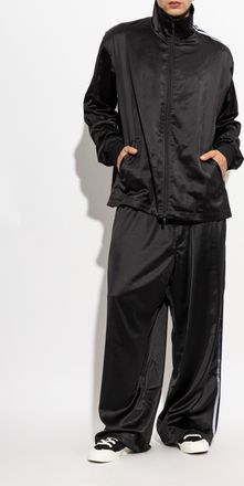 Yohji Yamamoto Sweatshirt With A Stand-up Collar, Mens, Black