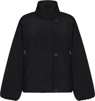 STUDIO NICHOLSON Vaner Padded Jacket - Dames - Winterjassen - Zwart - 2XS - Leer - Jassen
