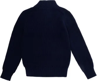 Polo Ralph Lauren Half-Zip Cotton Sweater - Navy