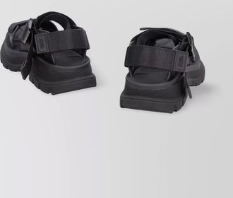 Alexander McQueen flat strap sandals metal hardware