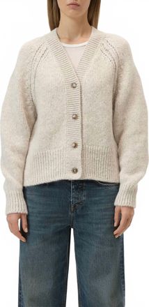 Closed Waisted Cardigan In Silt Grey