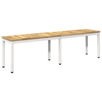 vidaXL Panchina Da Giardino 161 X 35 X 45 Cm Legno Di Acacia Massello Vidaxl