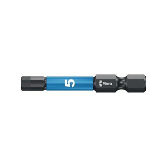 Wera Bit Impaktor 1/4 Din 3126 E6.3 Hexagonal 5x50mm 5er Paquete Paquete