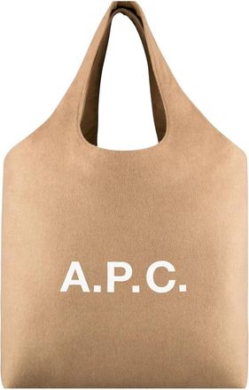 A.P.C. Ninon Schoudertas - Dames - Shoppers - Beige - ONE Size - Tassen